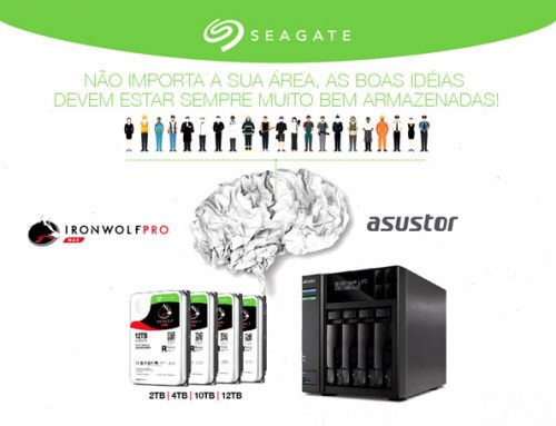 Animação IronWolf Asustor e Seagate