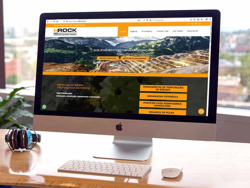 Criação de sites para especializada em construção