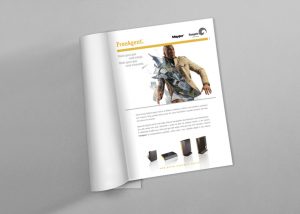 Anúncio interno para revista