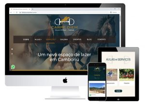 Criação de site para Haras