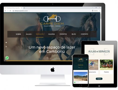 Criação de site para Haras
