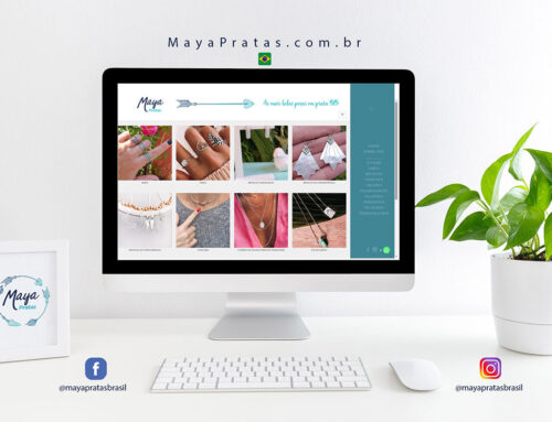 Criação de site para Maya Pratas