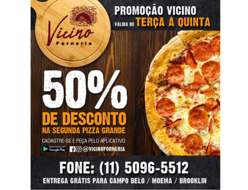 Criação de post para redes sociais – Vicino Pizzaria
